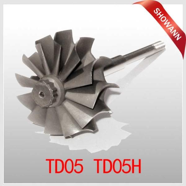 Turbine wheel and shaft for Mitsubishi TD05H 16G 18G Turbochargers TD05 49178