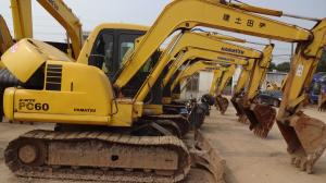 Quality Komatsu Used MINI 6 Ton Excavator , PC60-7 Crawler Excavator wholesale