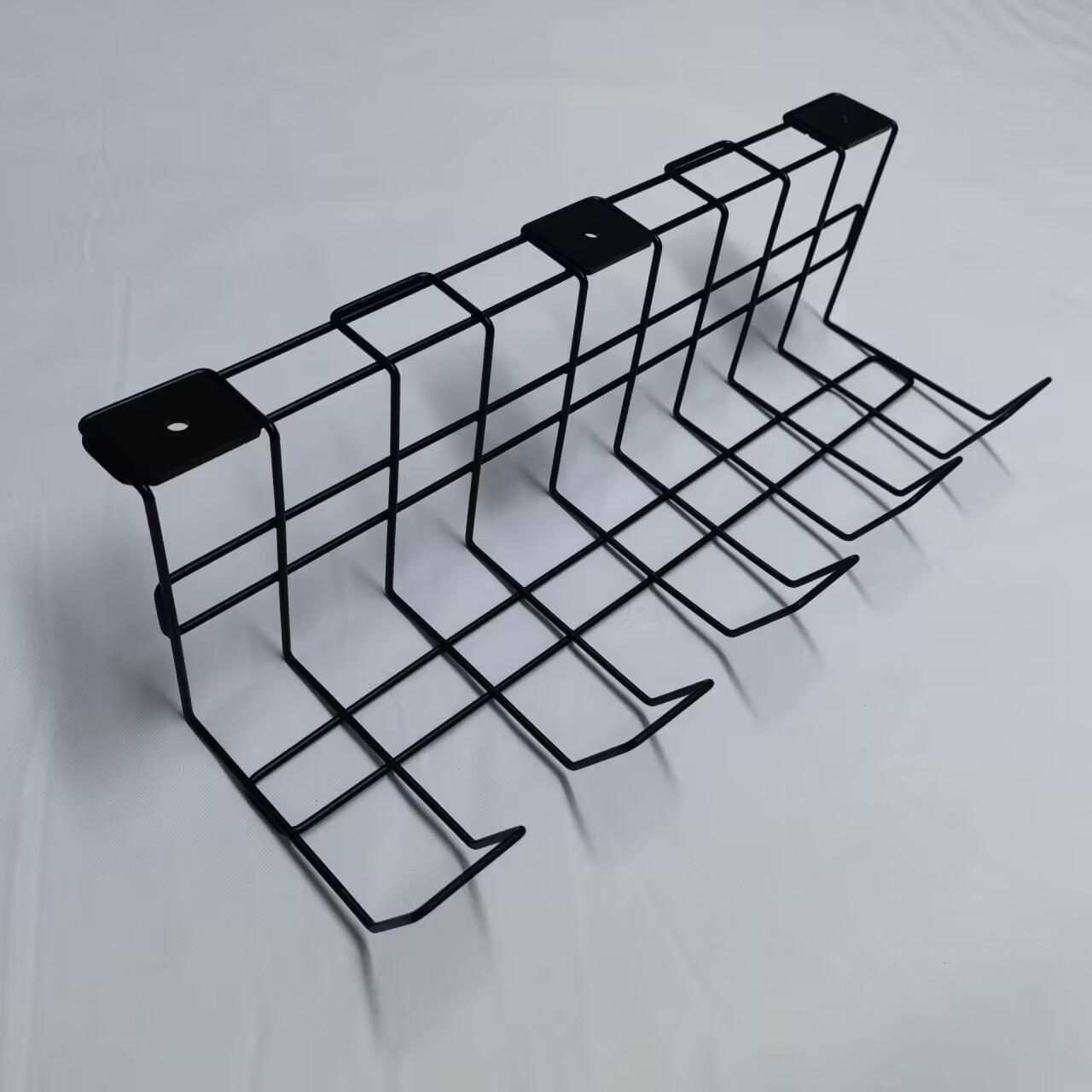 0.36kg Under Desk Cable Management Tray Metal Wire Cord Organizer Functional Design