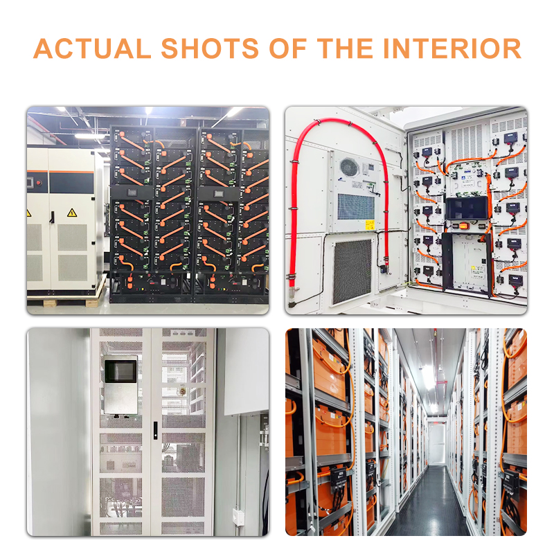 40ft Containerized Battery Energy Storage System Outdoor 1MWh 2MWh 3MWh LiFePO4 Battery On Grid Storage System