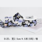 Bow Personalised Printed Ribbon 40mm Floral Printed Ribbon