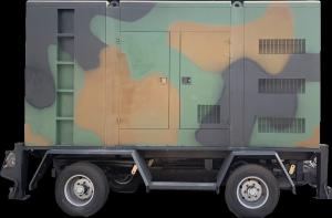Quality OEM 500kw Trailer Diesel Generators Ac Alternator Soundproof Water Cooled Dg Sets wholesale