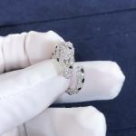 Car Tier High Quality 18K White Gold Ring Jewelry Natural Diamond Engagement