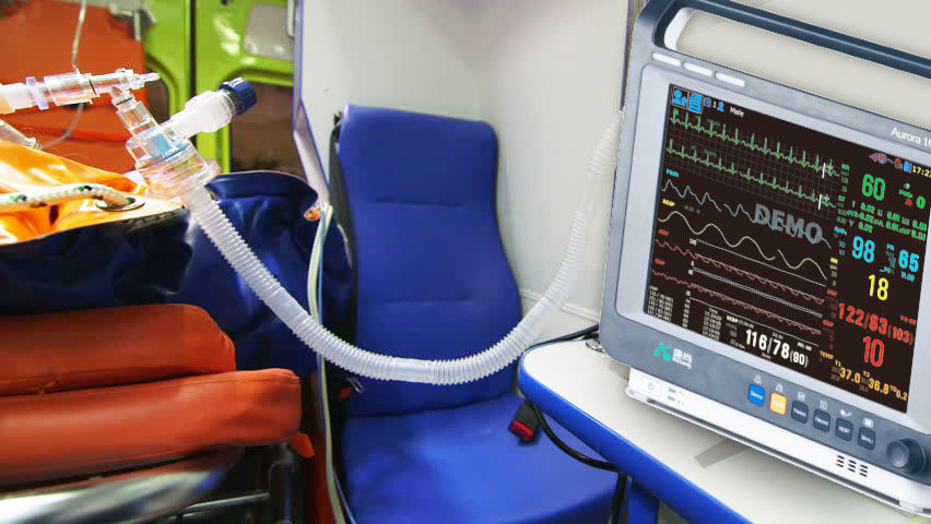 criticare patient monitor Aurora-10 10.4-inch hospital ICU beside ECG criticare patient monitor with wifi connection