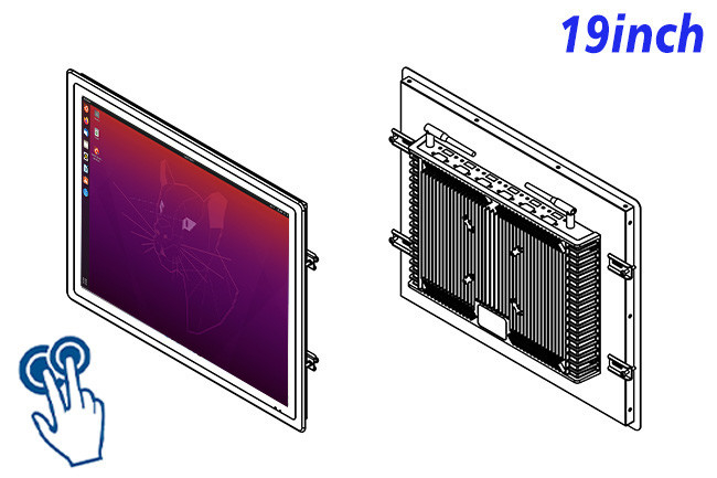 19-Inch Versatile Linux Touch Screen for Access Control and Medical Diagnostics