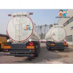 High Pressure 12 Tires ISO CCC Q235 40KL Oil Tank Trailer