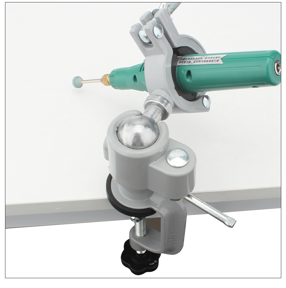 Aluminum Alloy Bench Grinder Stand With Universal Clamp Vises