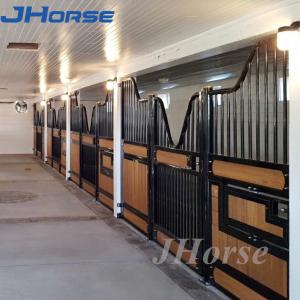 Quality Hot Dip Galvanized Horse Stable Stalls With Steel Frame wholesale