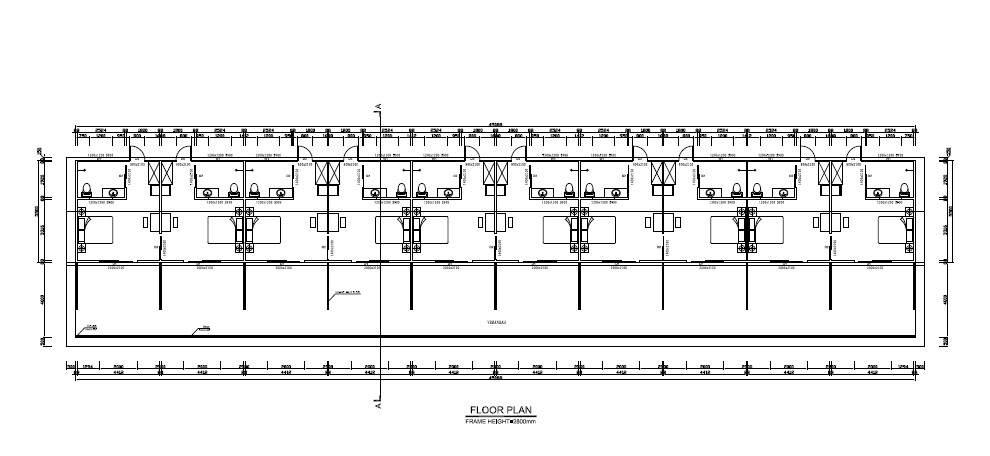 New Deisgn 10 Rooms Prefab Light Steel Frame Bungalow Homes In AU/EU/US Standard