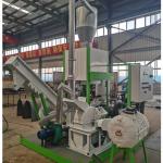 300kg 500kg Movable Rice Husk Pellet Machine Fuel Straw Pellet Machine 6mm 8mm