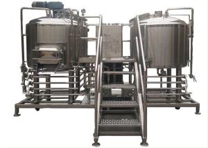 Quality 5BBL Craft Beer Brewing System PU Foam Insulation With 2 Stainless Steel Vessels wholesale