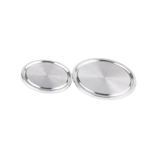 Quality 3/4''--12.0'' Equal Size Sanitary Stainless Steel Pipe Quick Blind Plate for 304 316L wholesale