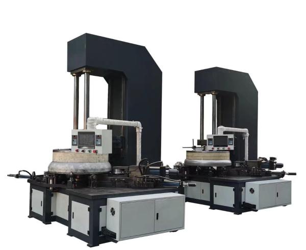 Cheap CNC Dish End Cutting And Shrink Combine Machine for sale