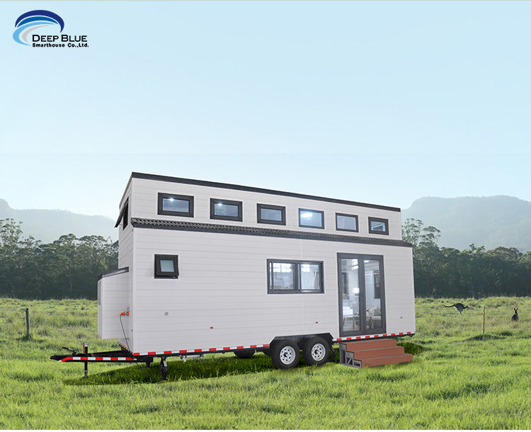 Cheap Expandable Tiny House With Solar Panels Portable Prefab Home Tiny House On Wheel