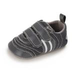 Hot sale PU Leather soft bottom casual boyoutdoor sneaker mesh baby shoes