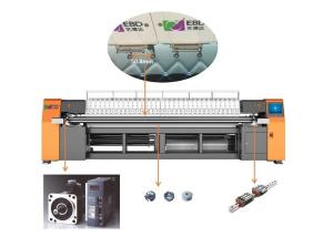 Quality Two Servo Motor quilting with embroidery machine For Foot Pad / Bed Cover wholesale