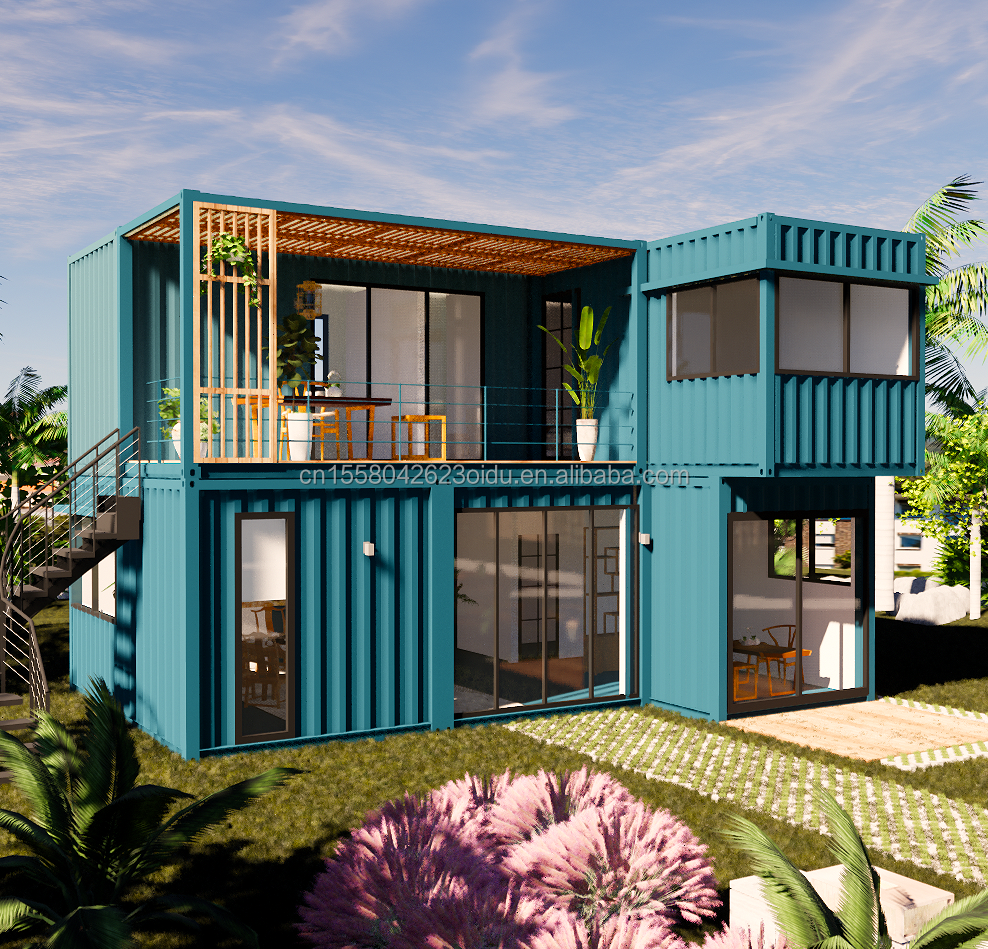Specialized Expandable Container Houses Deluxe Prefabricated Villa House for Family or Holiday Hotel Other Design Style
