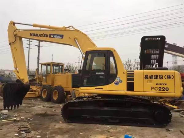 PC220-6 Second Hand Excavator Used Komatsu Original Digger High Operating