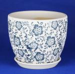 Customized Round Ceramic Pots Wide Selection Drainage Included