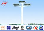 Custom 40m Polygonal Stadium Football High Mast Lighting Pole For Football