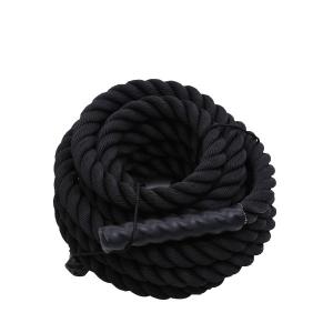 Quality 38mm 50mm Gym Fitness Accessories Black Fitness Battle Rope wholesale