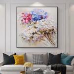 Hand Painted Landscape Oil Painting Simple Texture Art Hanging Painting