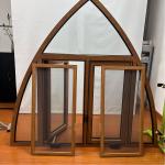 Thermal Break Aluminum Casement Windows Customized Product Fiberglass Filscreen