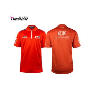 Quality Customized Logo Square Collar Polyester Gaming Polo Esports Jersey Teamwear Polo Shirt wholesale
