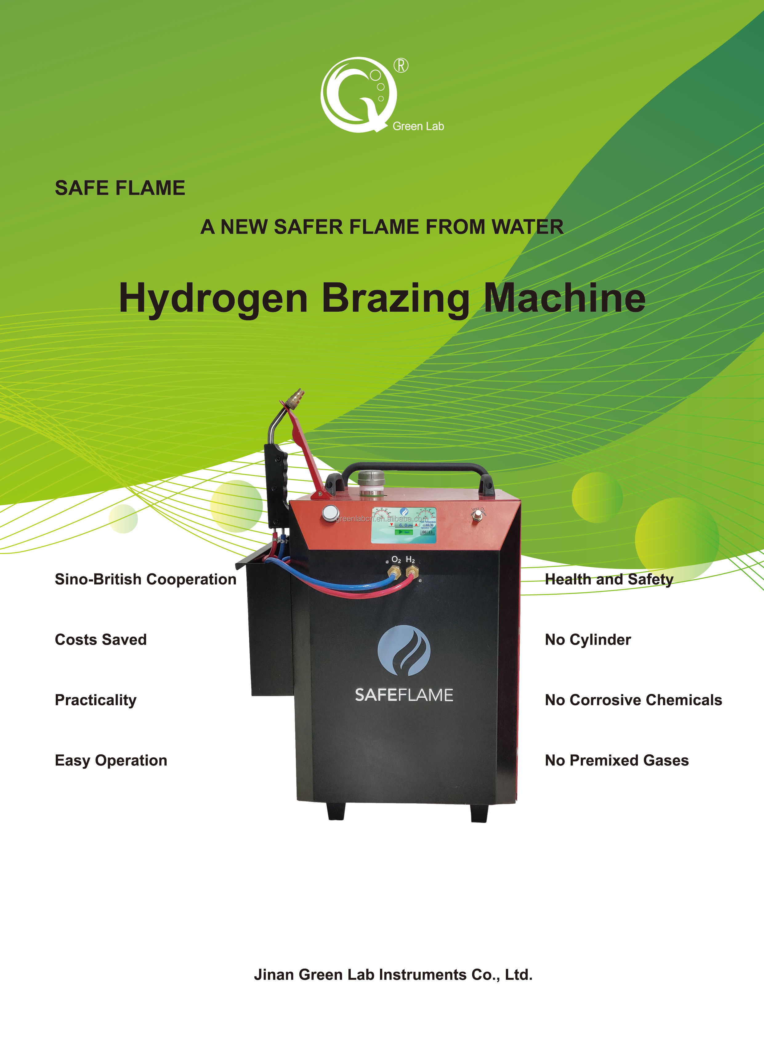 700W PEM Water Electrolysis Gas Flame Torch Oxygen Hydrogen Welding Brazing Soldering Equipment