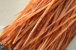 Quality Delicious Grilled Dried Red Shredded Squid 50g / Custom wholesale