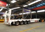 ABS Anti-lock Braking System 60 80 100 Tons Heavy Duty Gooseneck Lowbed Semi