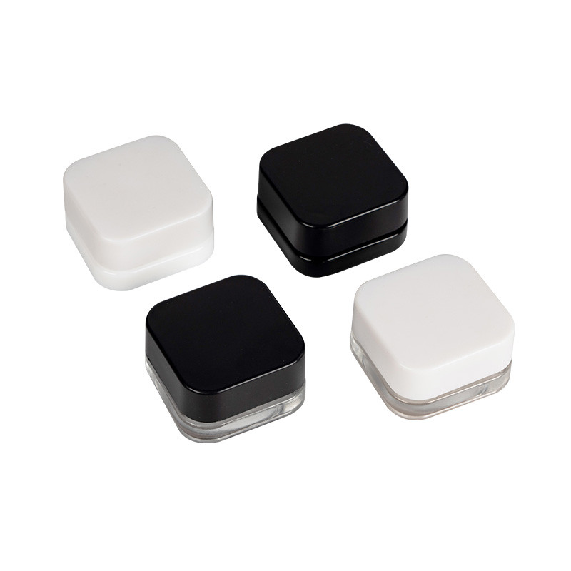 Child Resistance Certified 5ml Concentrate Glass Jar with CR Screw Cap 5ml 9ml Square Jar