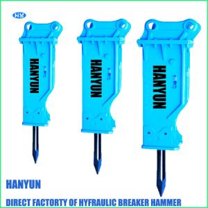 Quality Hydraulic Asphalt Skid Steer Hammer 165MM Digging Concrete Road Breaker wholesale