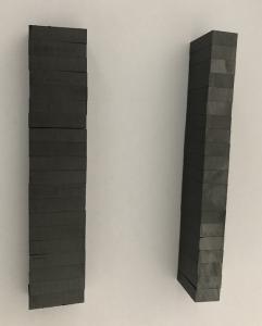 Quality C10 Grade Customized Small Bar Block Shape Isotropic Ferrite Magnet wholesale