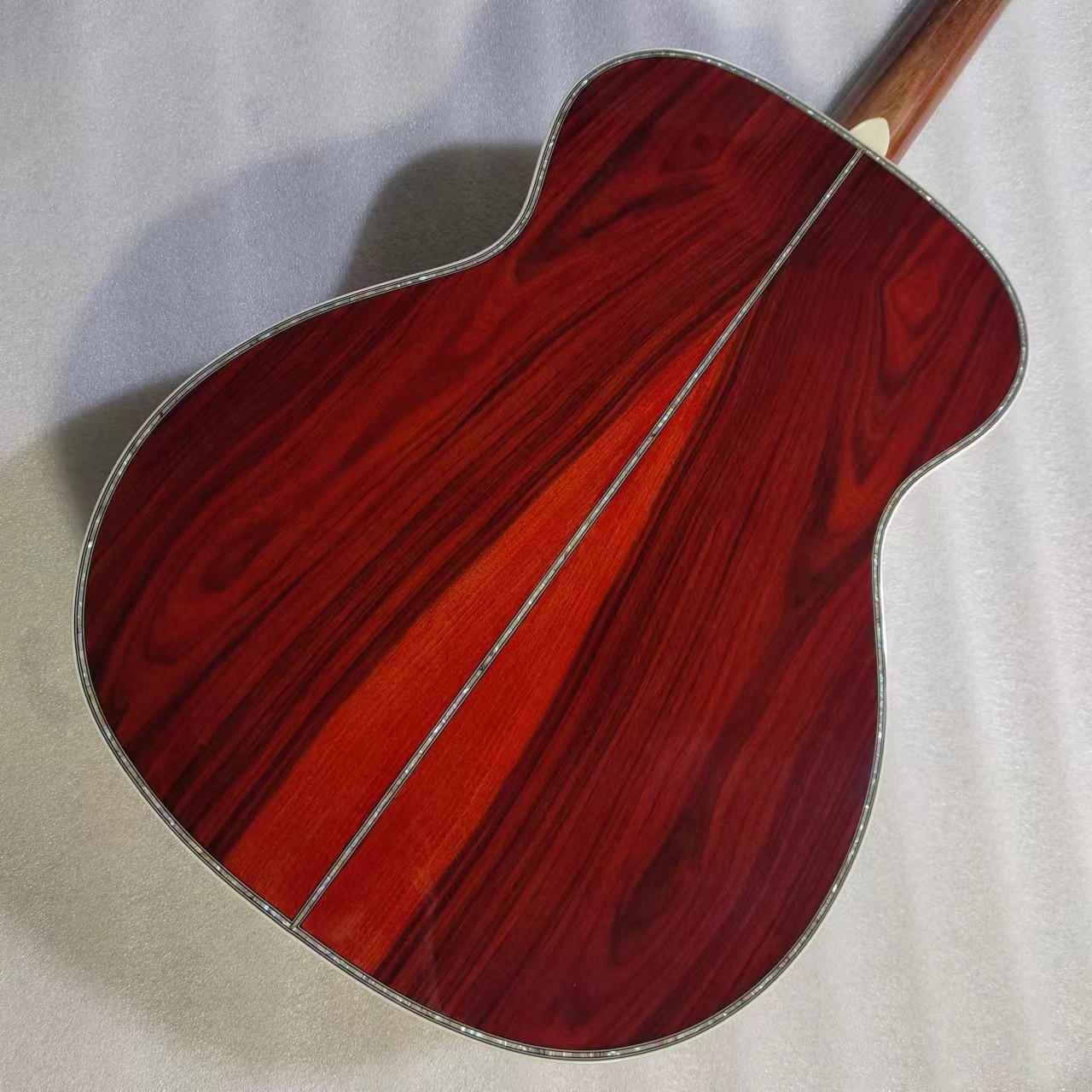 Custom Martin style OM body solid santo back side acoustic guitar 40 inch