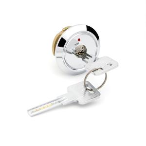 Quality Semicircular Pin Tumbler Drawer Lock 48mm Head Diameter For Steel Furniture wholesale