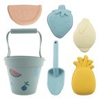 Hot Selling Sand Molds Set Kids Toys Silicone Beach Bucket Set Toy Making