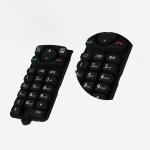 Customized Silicone Rubber Keypads With Multimedia Keys UV Resistant