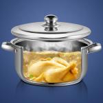 Cookware Set Customized Logo Home 10pcs Cooking Pot 22cm Large Soup Stock Pot