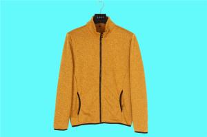 Quality Stockpapa Men'S Active Bonded Zipper Up Jacket Polyester Material wholesale