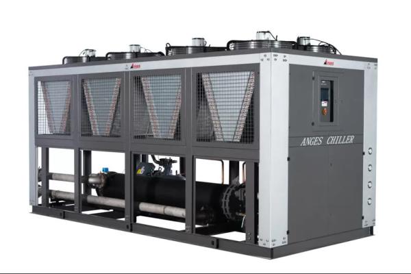 100hp Semi Hermetic R22 Air Cooled Screw Compressor Chiller For Chemical