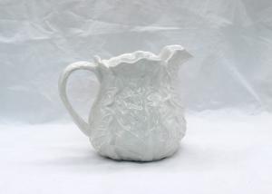 Quality White Cabbage Jug Pitcher Sold Out Colour Earthenware Water Jug for Decoration wholesale