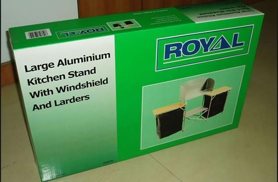 B-Flute Corrugated Cardboard Custom Printing Paper Box For Kitchen Stand