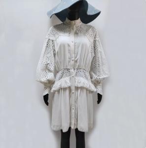 Quality 100 Lyocell Material Crochet Midi Dress Cotton Tencel Lyocell Women'S Clothing wholesale