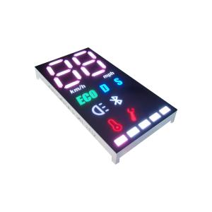 Quality 35mcd Multicolour Seven Segment LED Display 3 Digit 635nm For Motorcycle wholesale
