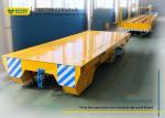 Handling system for Manufacturing Industry Rail Transfer Cart , yellow