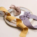 Double Face Cotton Linen Ribbon 6mm-40mm Custom Ribbon Rolls OEM