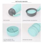 Portable Easy Clean Souvenir Gift Sport Collapsible Silicone Water Bottle With