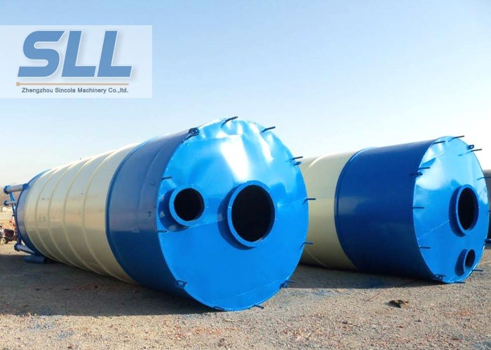 1000T Capacity Cement Storage Silo Low Level Cement Silos For Dry Mortar Plant