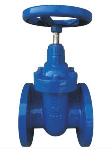 Quality Gear Operated Metal Seat Gate Valve Blue With Cast Iron Ductile Iron Body wholesale